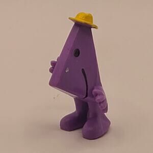 Mr. Rush from Mr. Men Little Miss Vtg 1978 Arby's Toy Mini Figure Hargreaves
